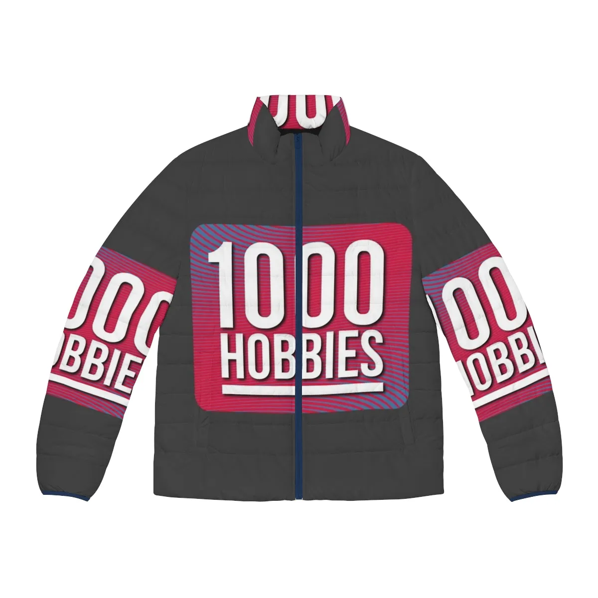 1000 Hobbies Podcast Puffer Jacket - Cozy and Stylish for Hobby Enthusiasts