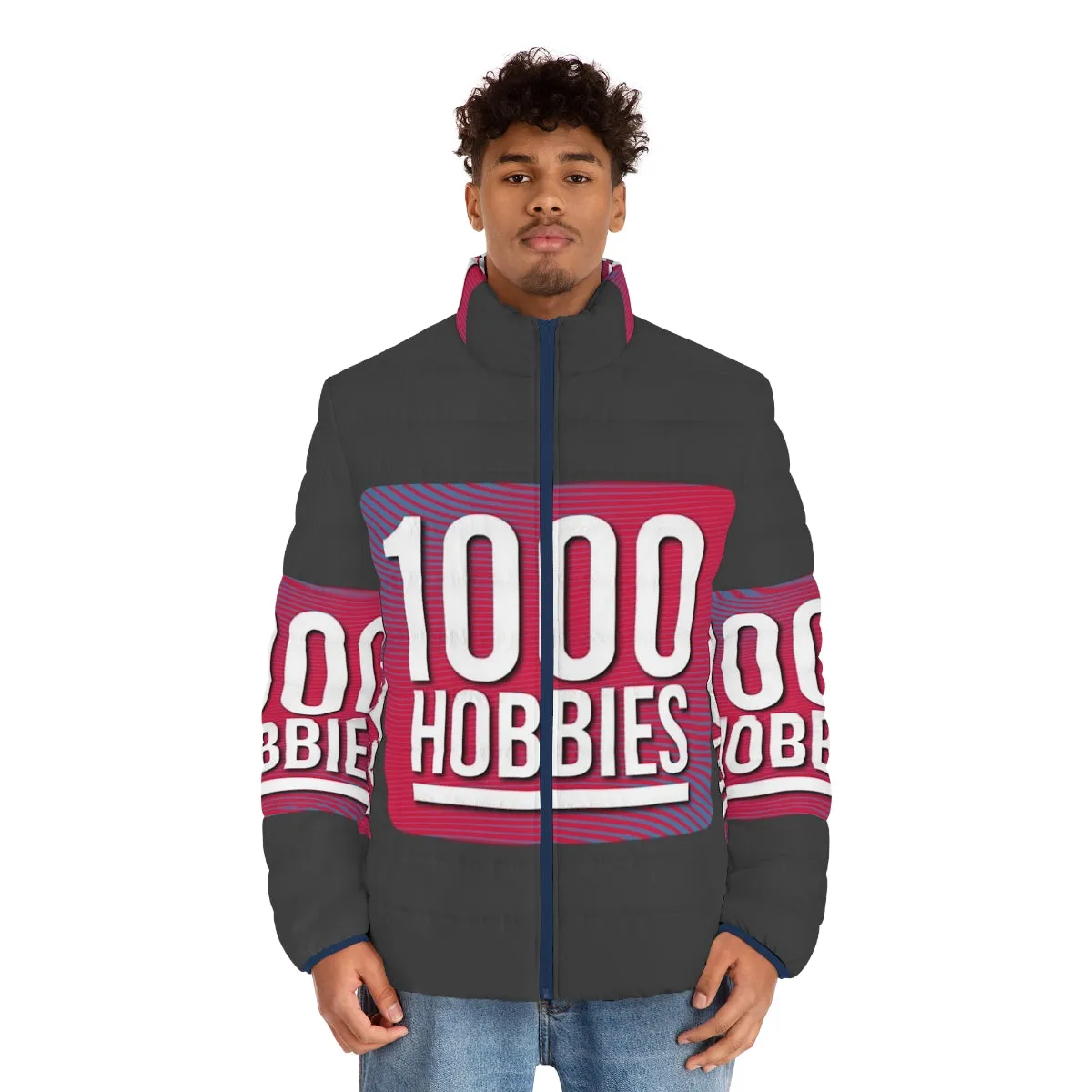 1000 Hobbies Podcast Puffer Jacket - Cozy and Stylish for Hobby Enthusiasts