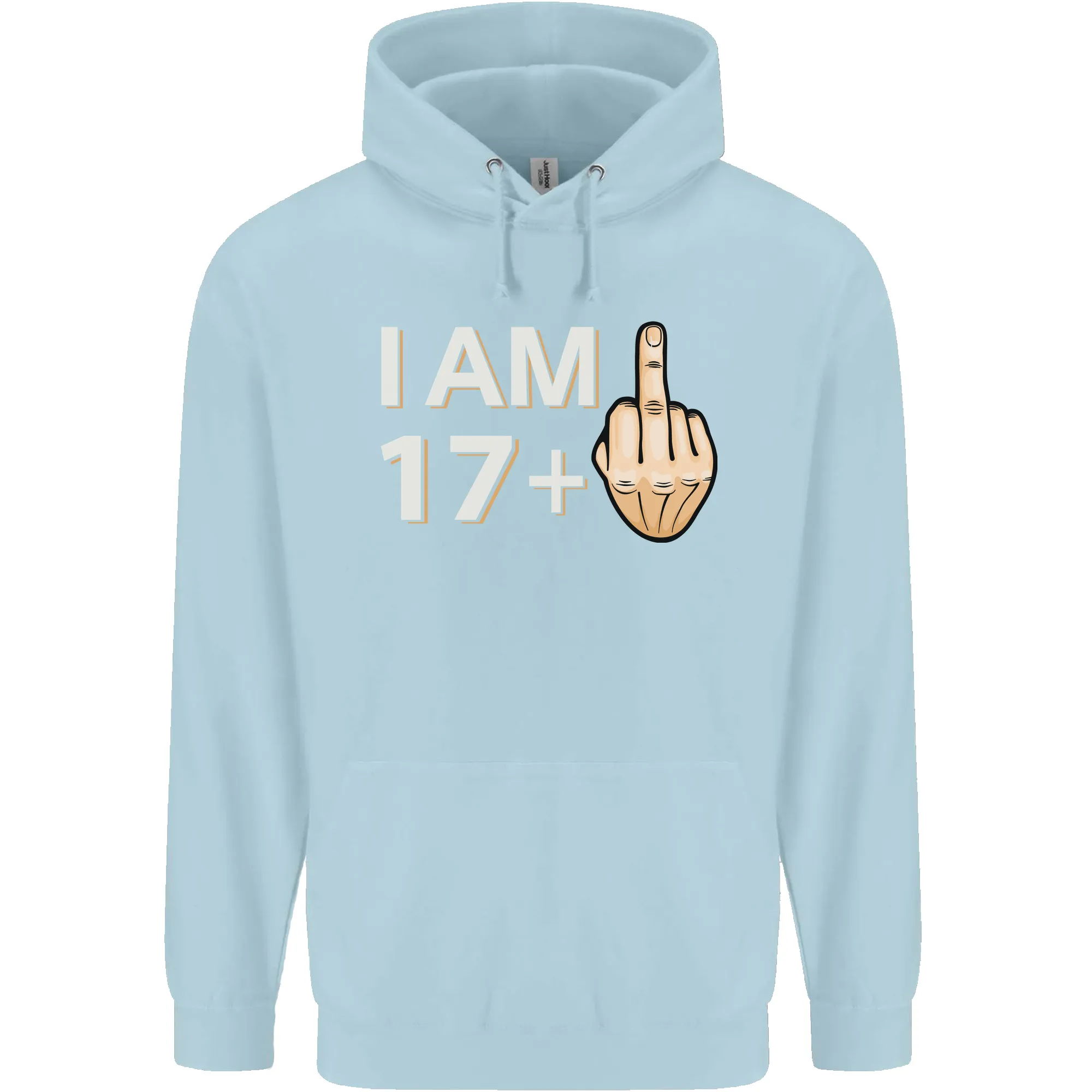 18th Birthday Funny Offensive 18 Year Old Mens 80% Cotton Hoodie