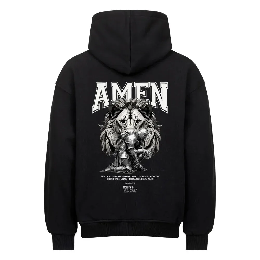 Aktion: Amen Oversized Hoodie BackPrint