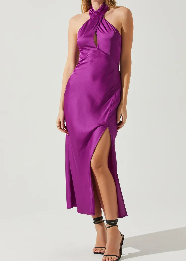 ASTR The Label Marissa Dress-Magenta-***FINAL SALE***