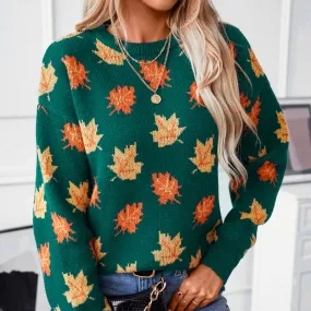 AUTUMN LEAF™ | Cozy Knit Sweater