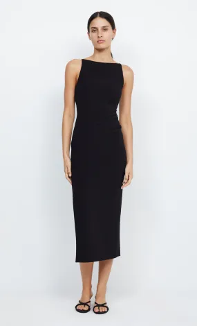 BE MINE TUCK DRESS - BLACK