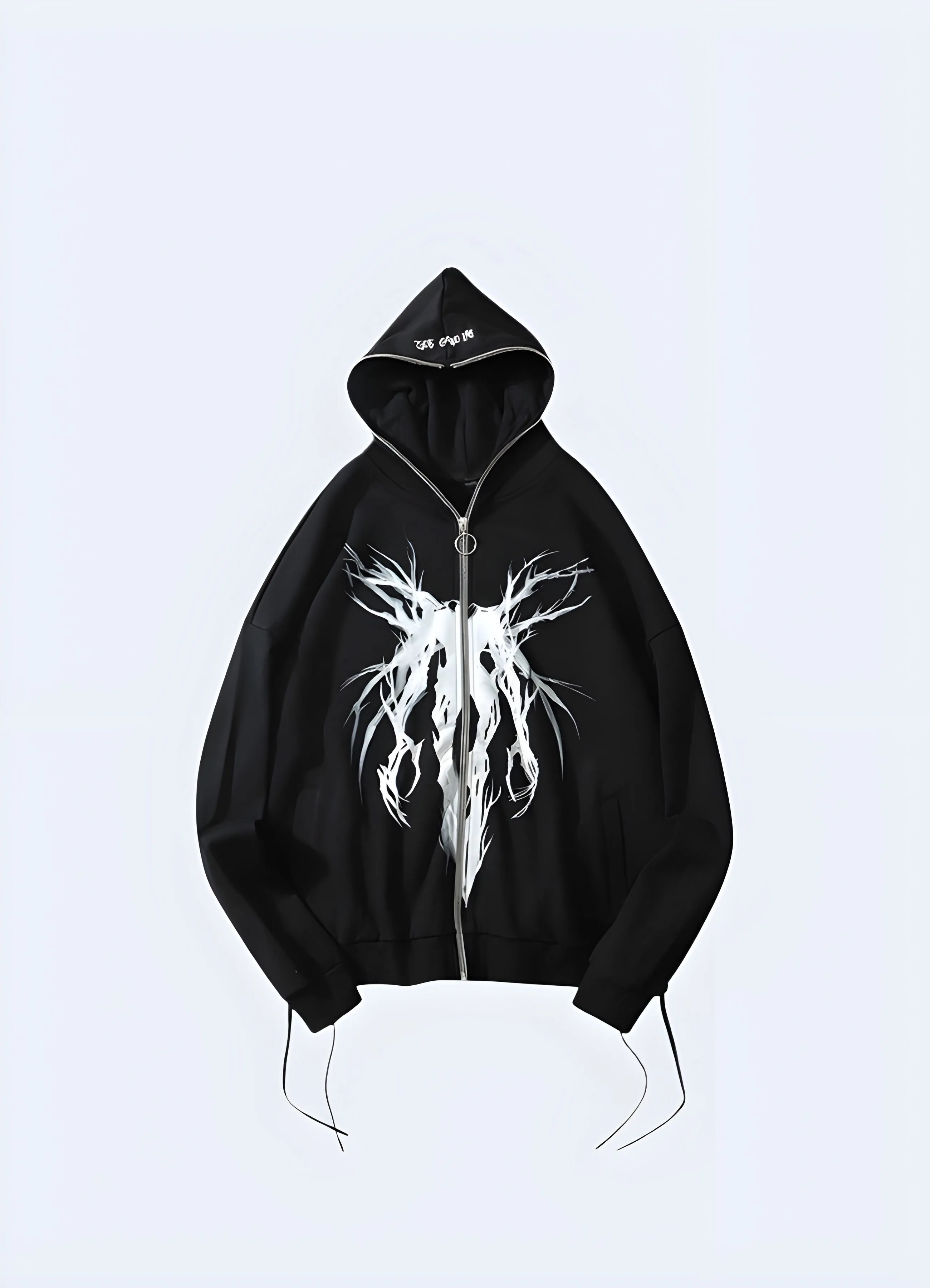 Black Grunge Hoodie