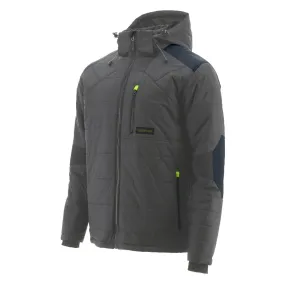 Boreas Insulated Puffer Jacket Large Grey