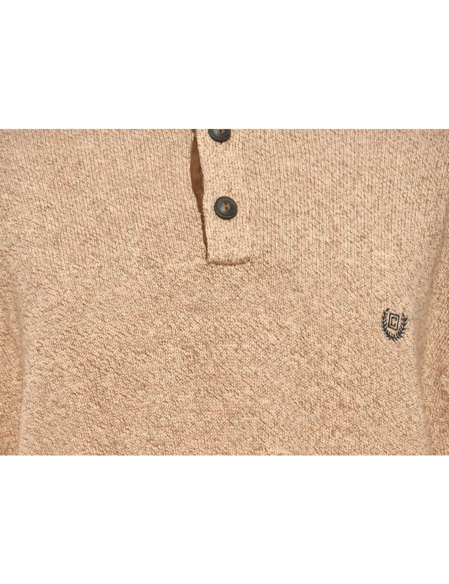 Brown Chaps Long Sleeved Jumper - XL