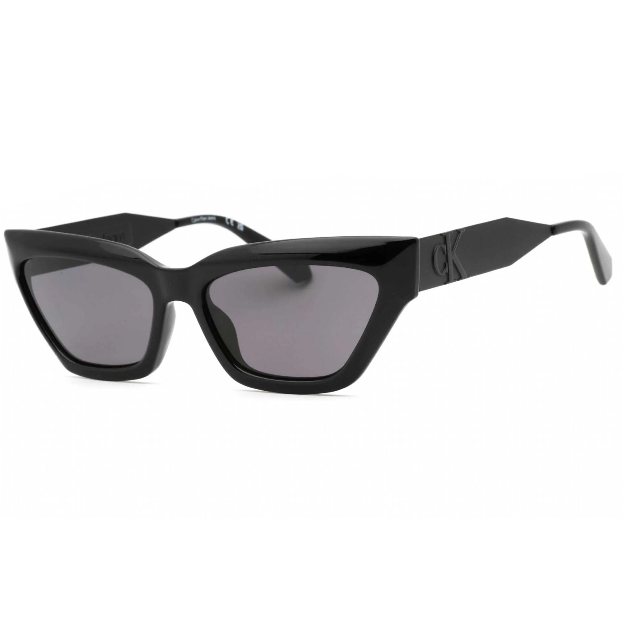 Calvin Klein Jeans Women's Sunglasses - Black Plastic Cat Eye Frame | CKJ22640S 001