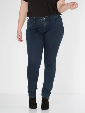 CAMILLA JEANS IN KLASSISCHER WASCHUNG - Dark Denim