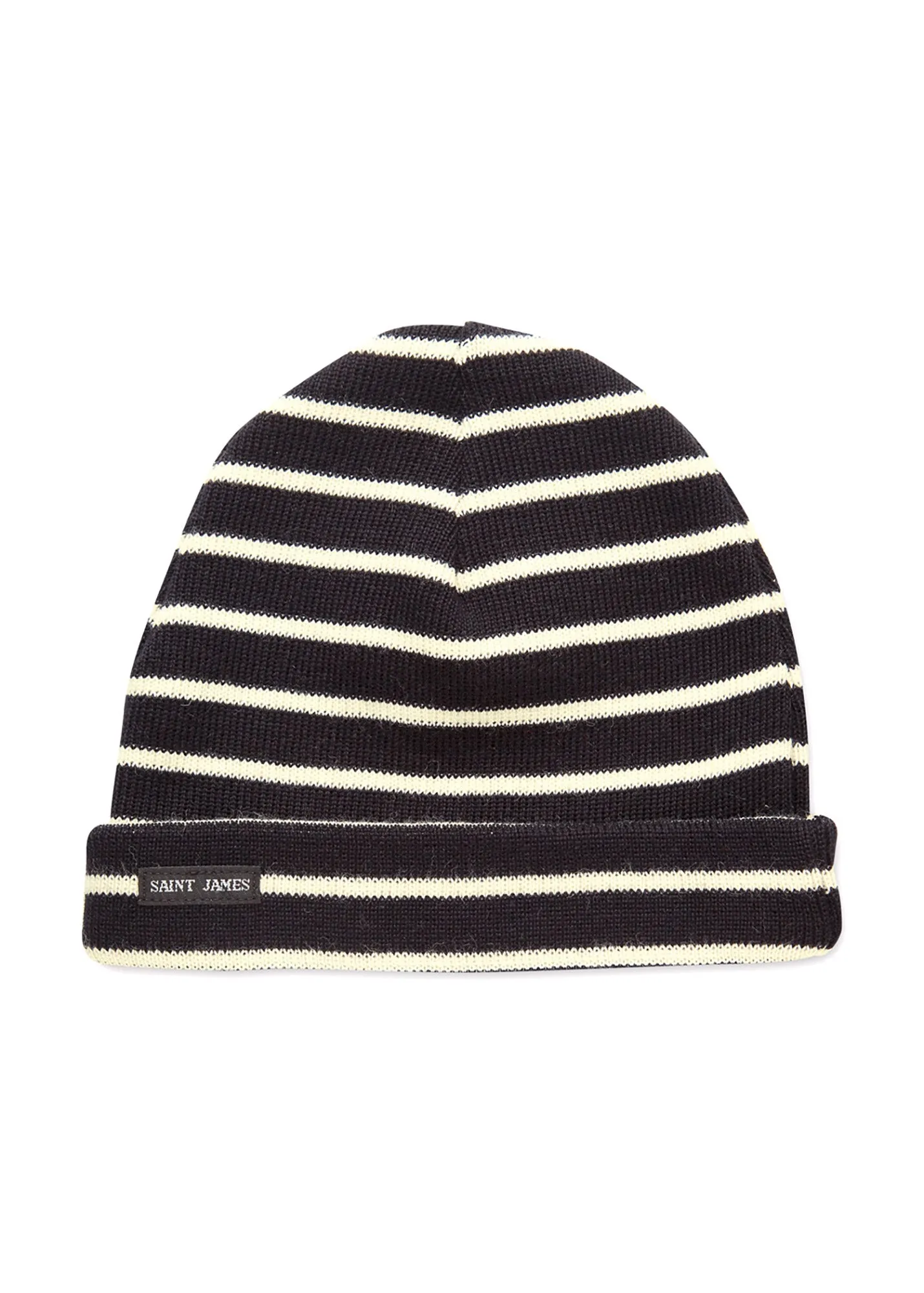 Cartier striped sailor hat - in soft wool (NAVY/ECUME)