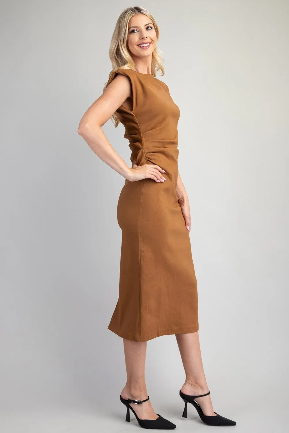 Cassandra Maxi Dress - Camel