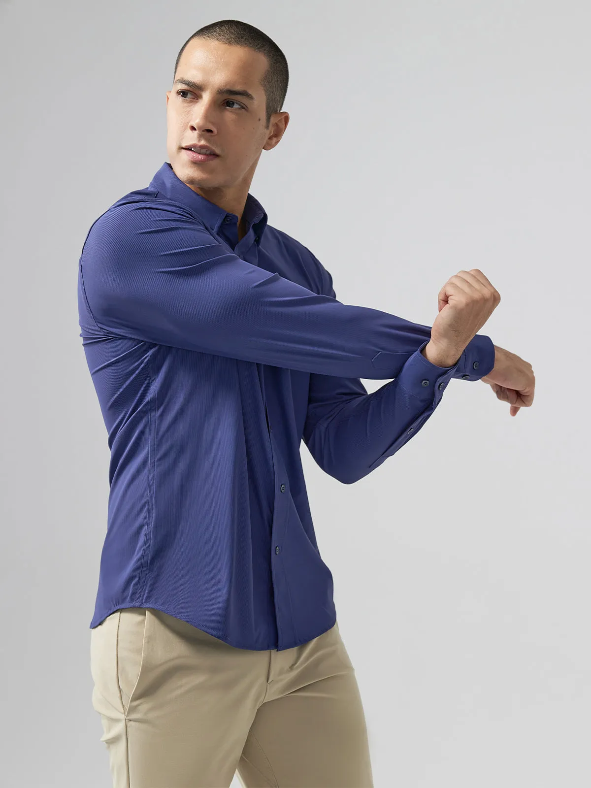 Commuter Performance Dress Shirt-Marine