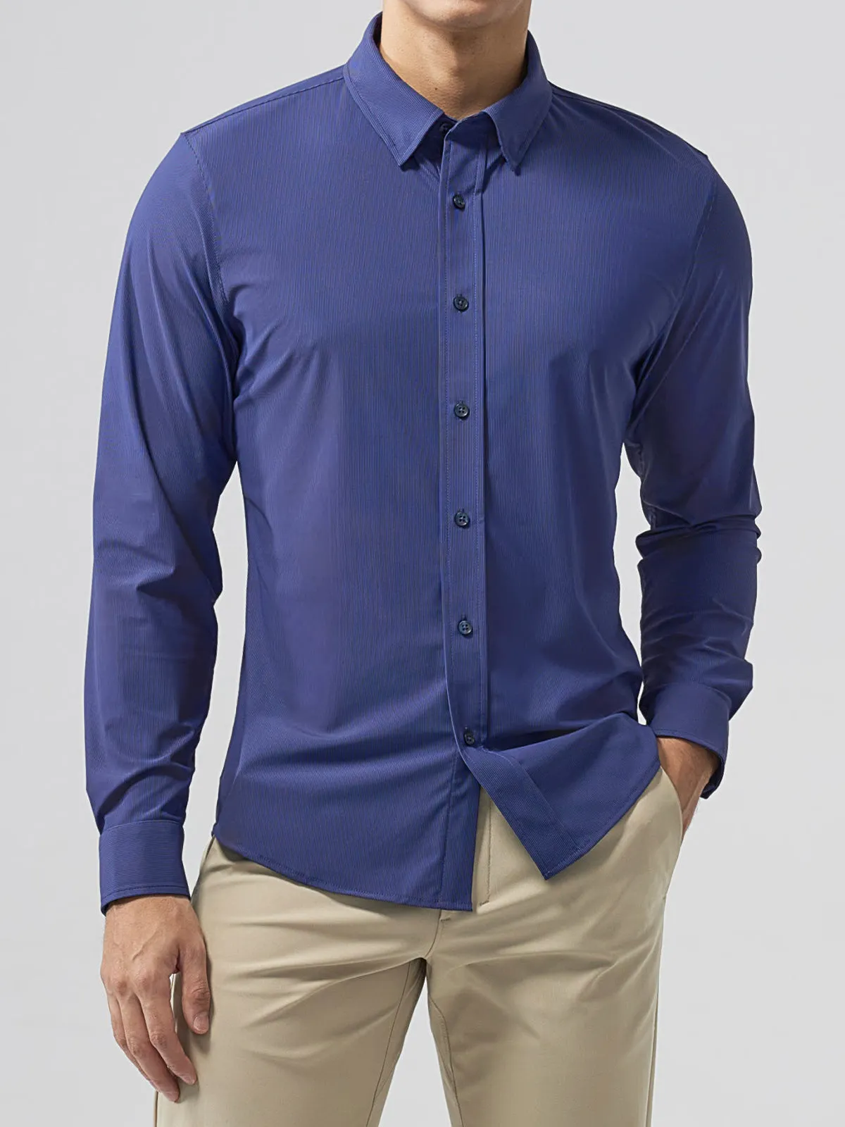 Commuter Performance Dress Shirt-Marine