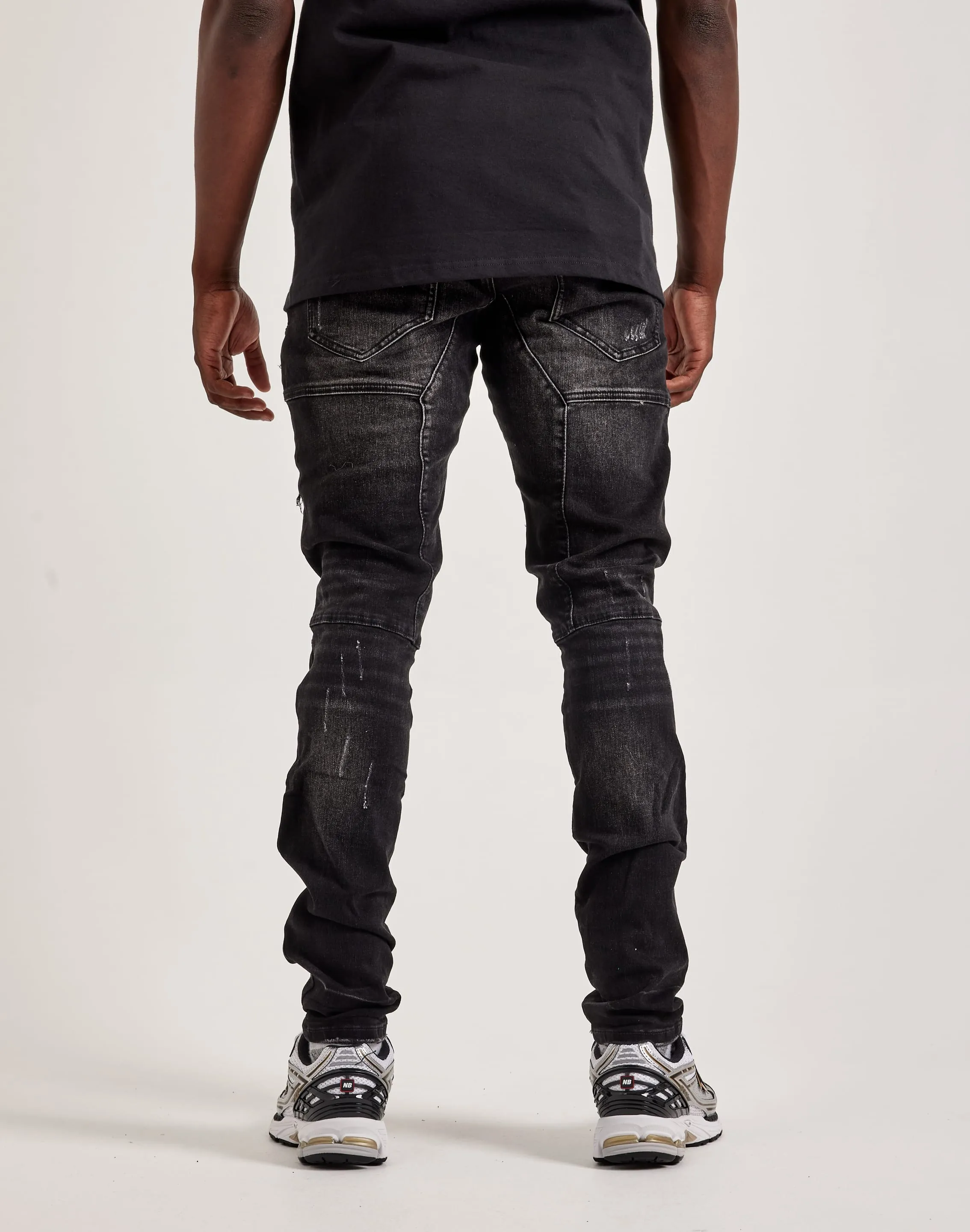 Crysp Denim Distressed Denim Jeans