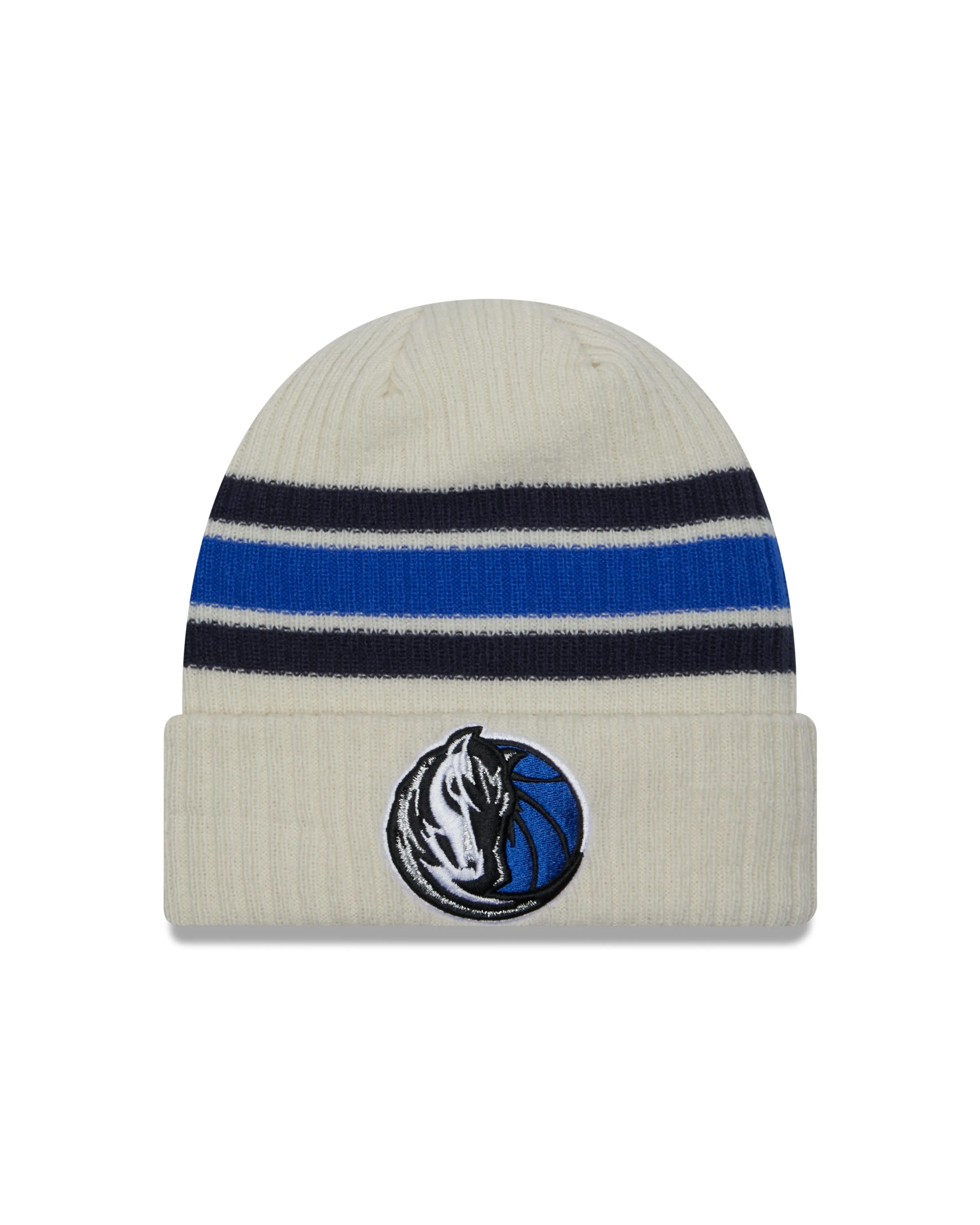 DALLAS MAVERICKS NEW ERA WHITE STRIPED KNIT