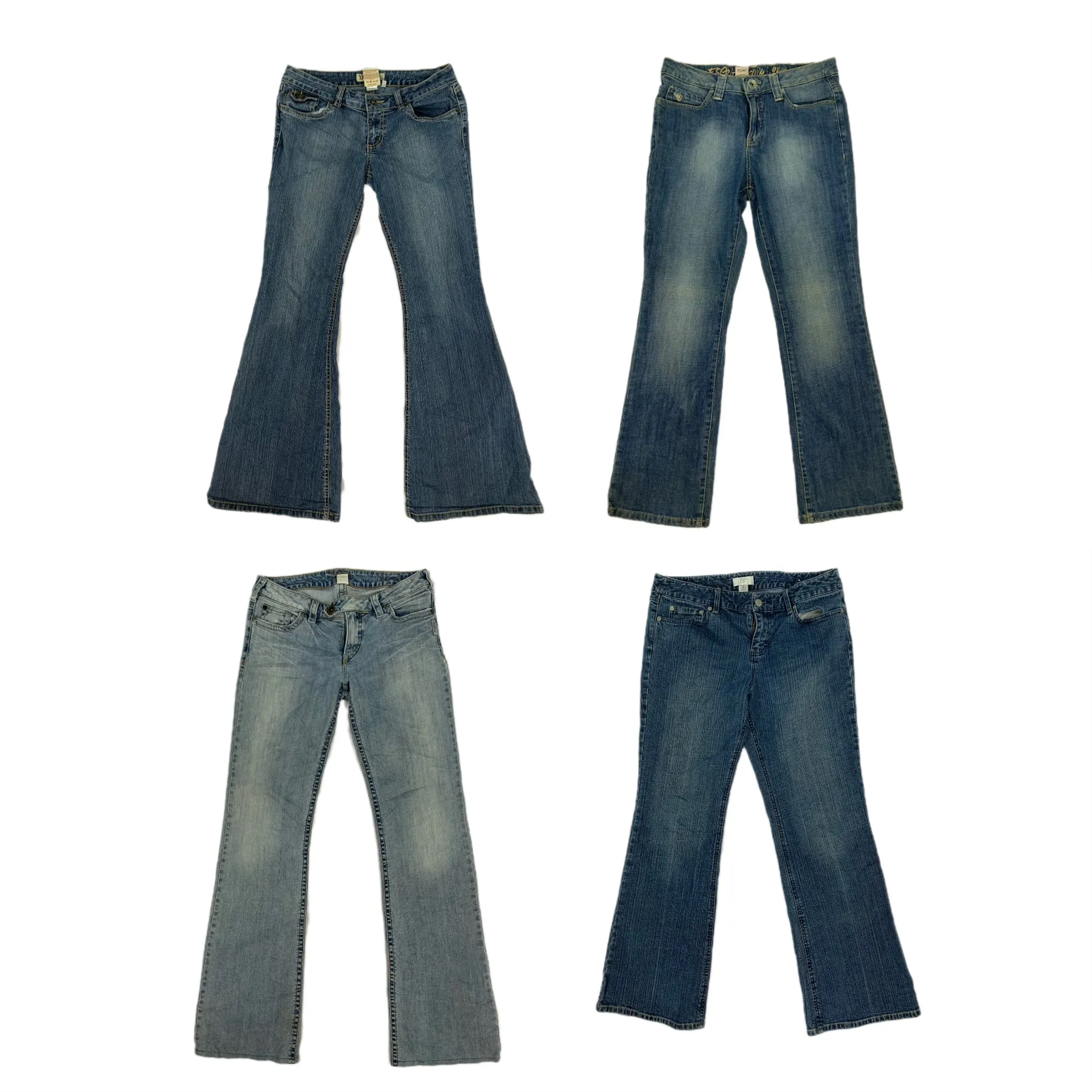 Denim classic: y2k bellbottom denim jeans bundle (NS-299)