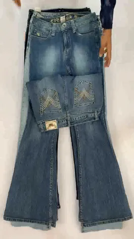 Denim classic: y2k bellbottom denim jeans bundle (NS-299)