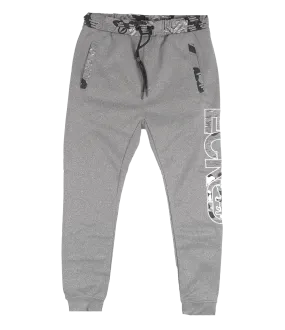 ECKO UNLTD FLEECE JOGGER PANTS GREY MARLED - EO31G577