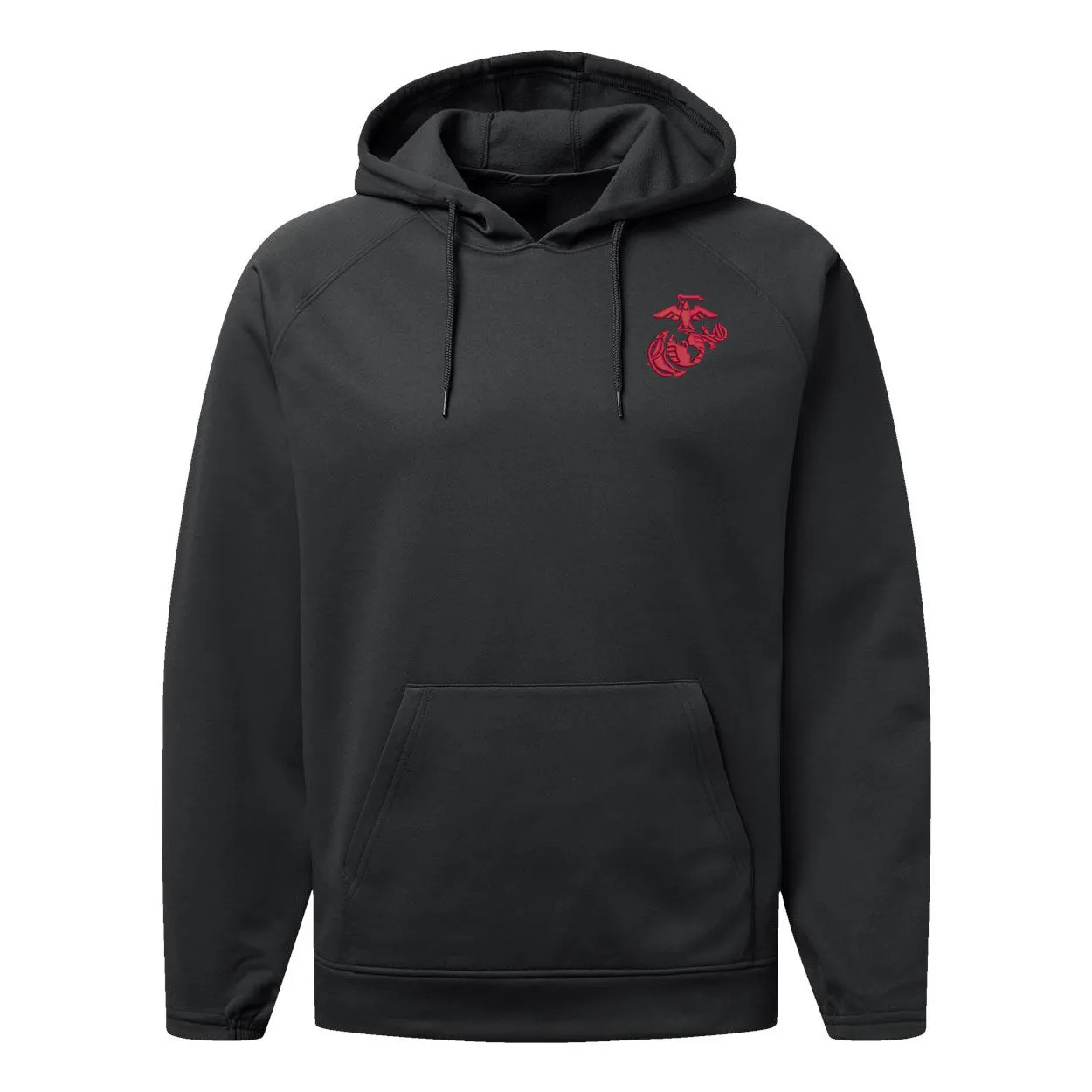 EGA Performance Fleece Hooded Sweatshirt - Red Logo