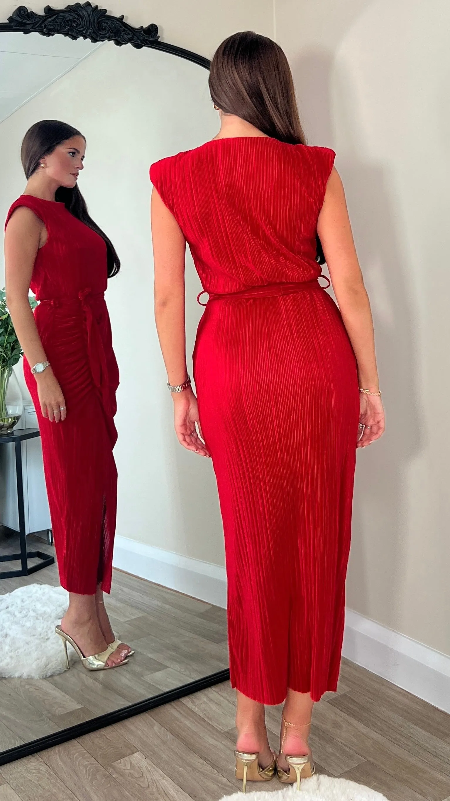 Elena Red Dress