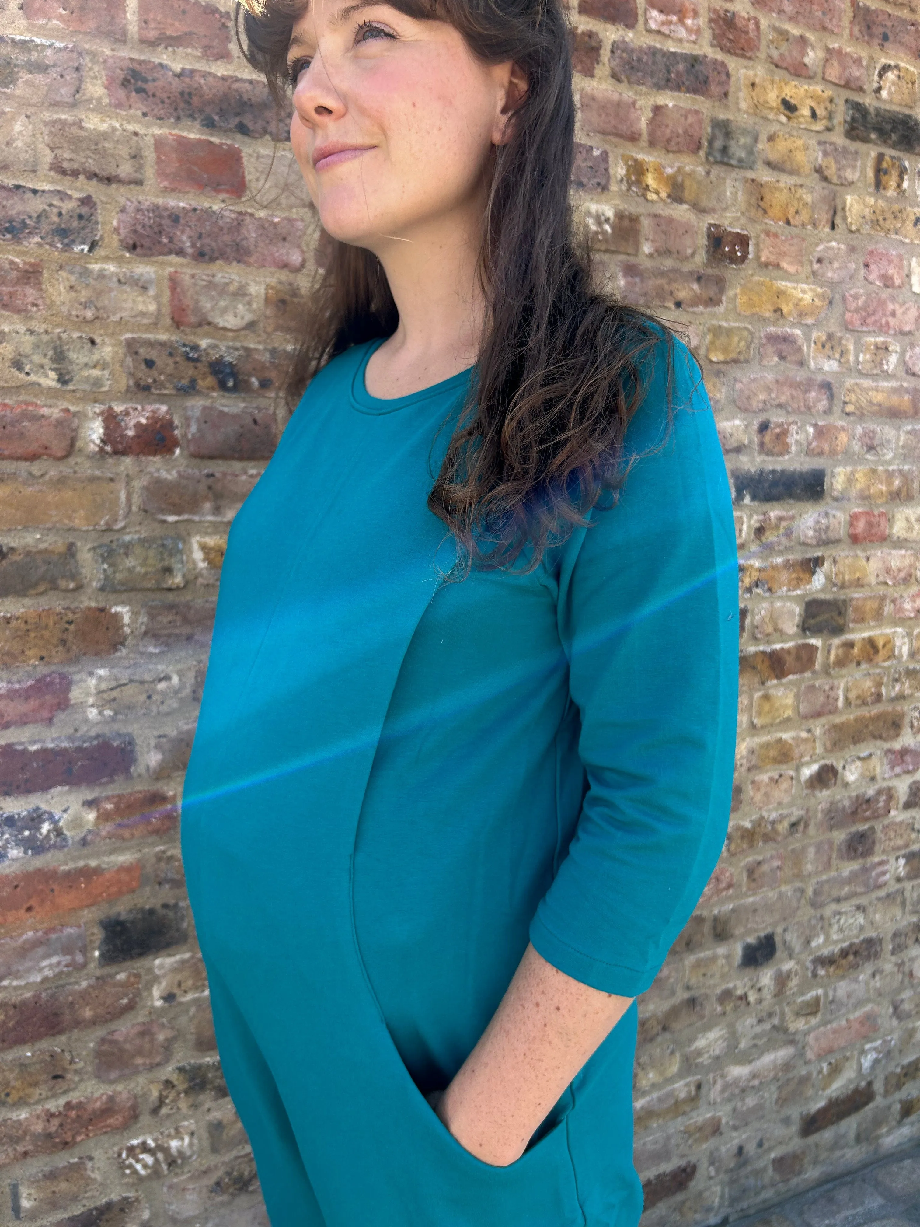 Etta Jumpsuit - Maternity Jumpsuit & Breastfeeding Jumpsuit - Teal