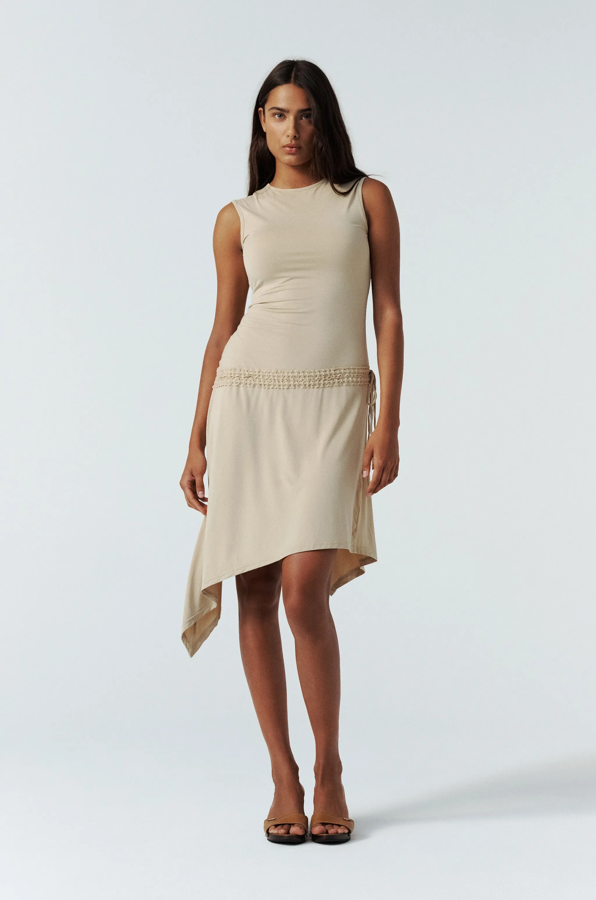 Evie Dress | Beige