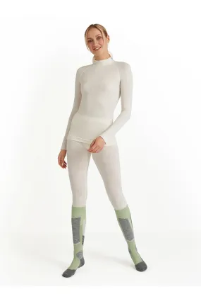 Falke Snowflake White Ski Base Layer