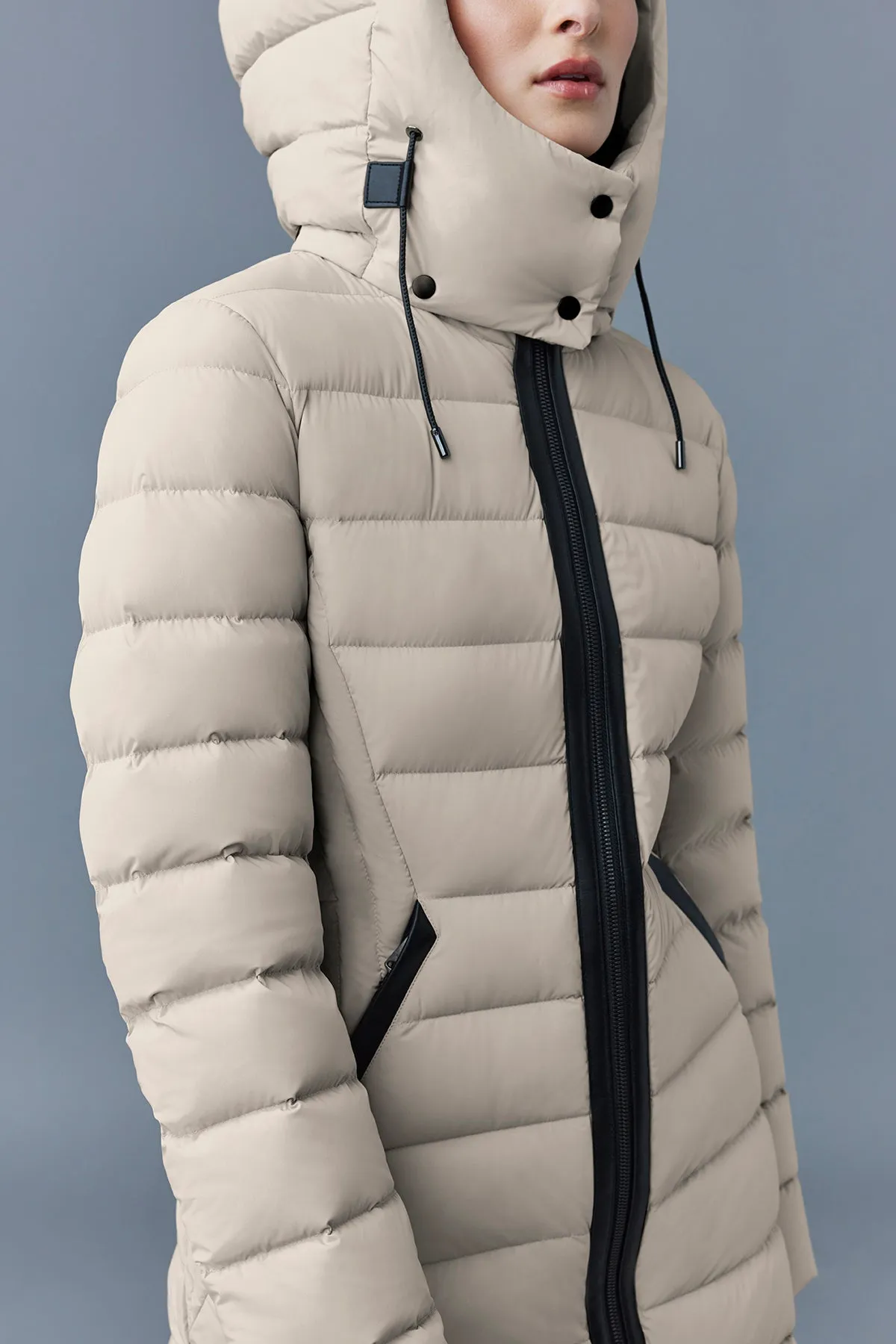 FARREN Agile-360 down coat with removable hood Trench