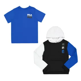 FILA - Kids' (Junior) 2 Piece Core Hoodie/T-Shirt Set (82FB70 BLK)