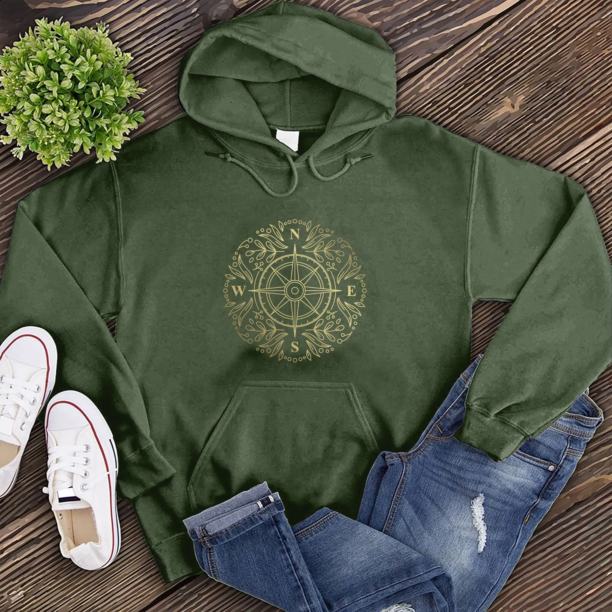 Flora Compass Hoodie