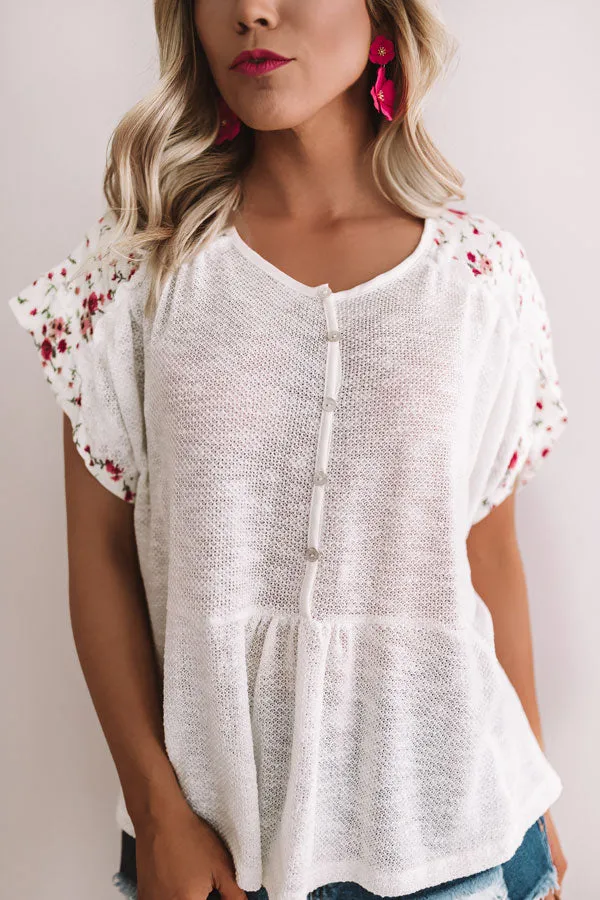 Floral Daze Knit Top