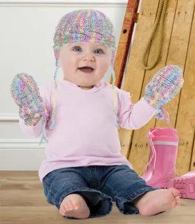 Free Baby Hat & Mittens Knit Pattern