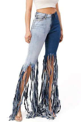 Gemini High Rise Fringe Flares