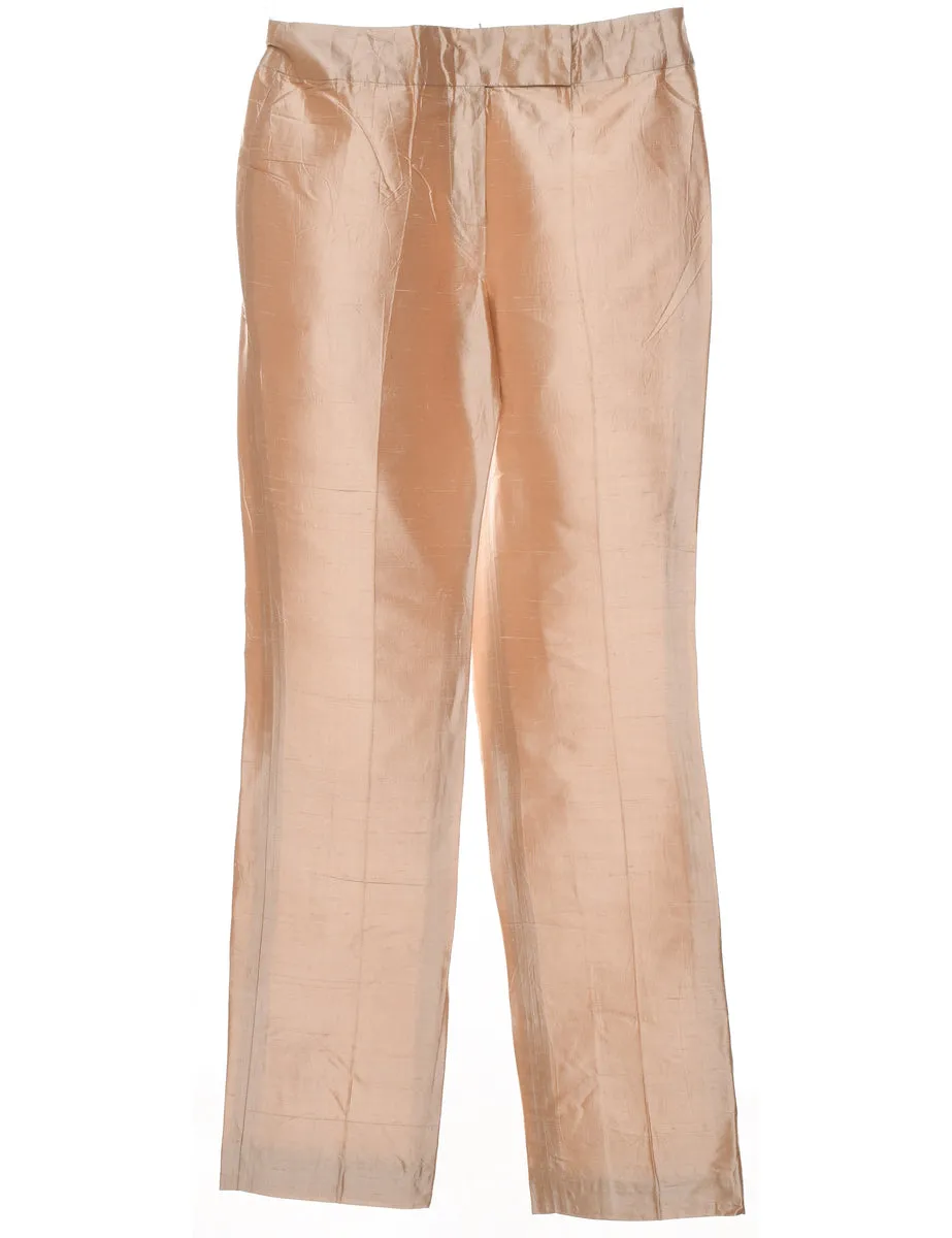 Gold Classic Straight-Fit Trousers - W30 L32