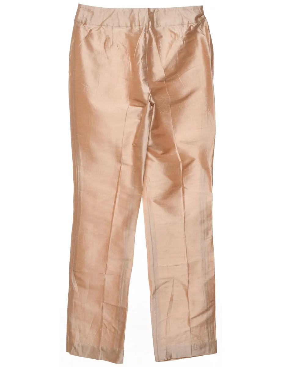 Gold Classic Straight-Fit Trousers - W30 L32