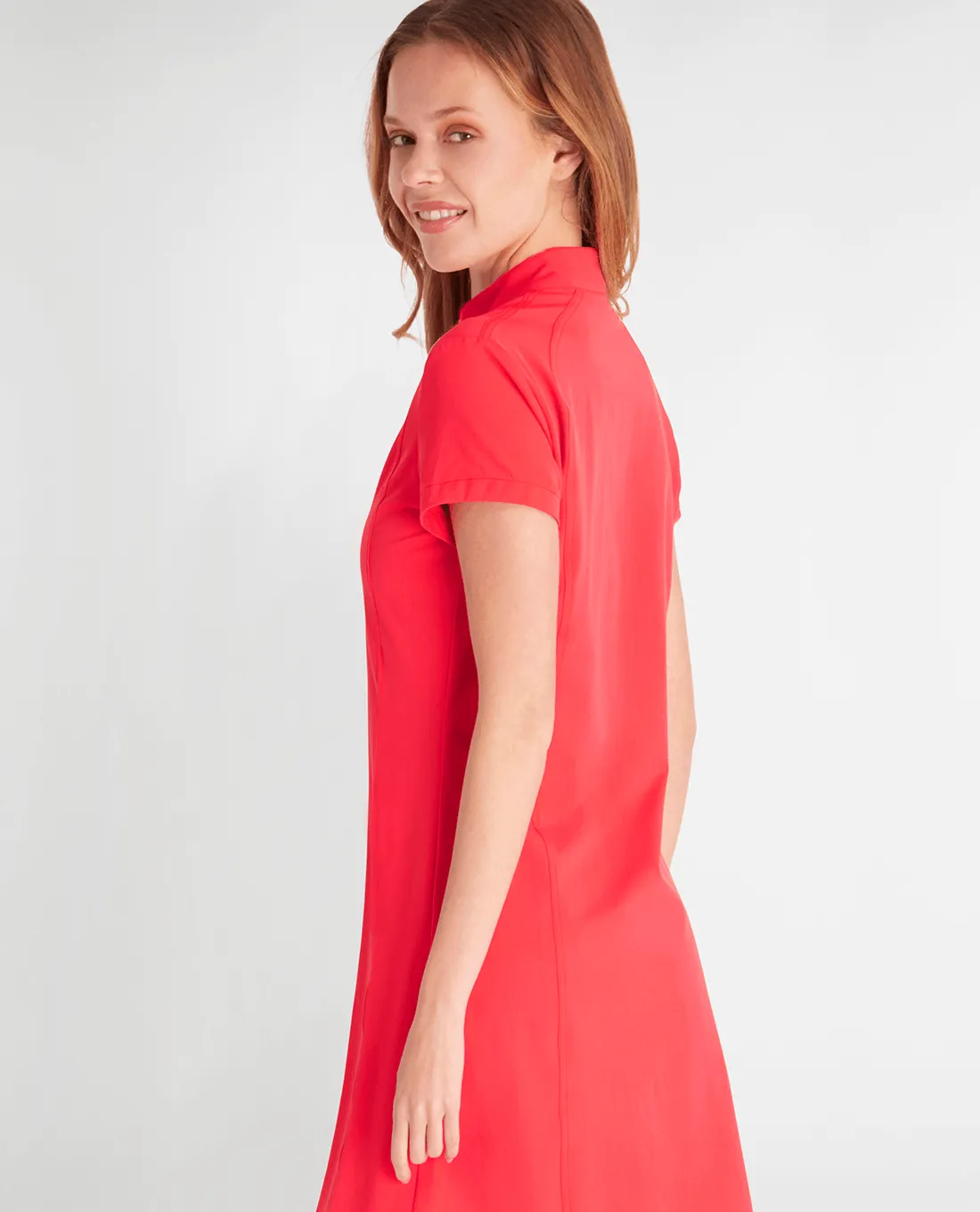 GREEN LAMB Nicolette Cap Sleeve Dress 021 Poppy