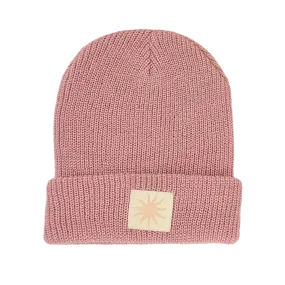 Here Comes the Sun Beanie - Rosewood