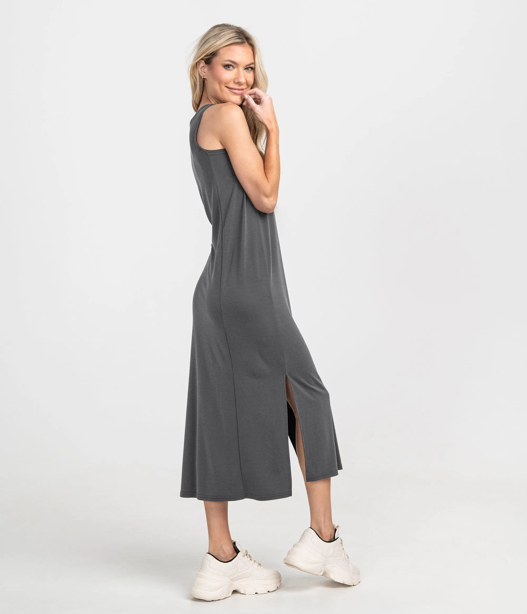 In The Midi Modal Dress - Magnet