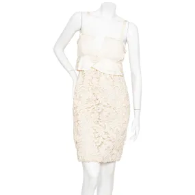 Ivory Haute Couture Lace Dress