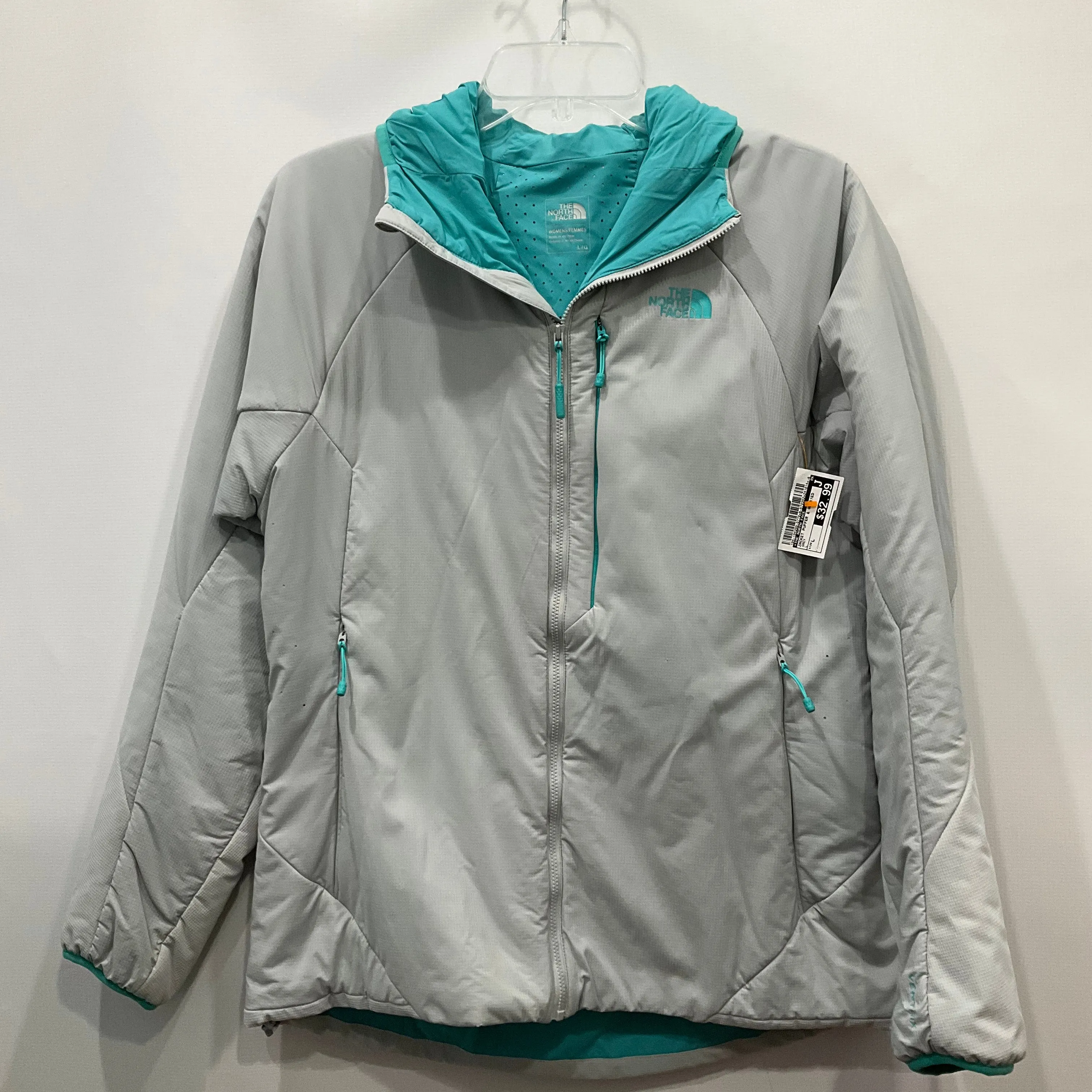 Jacket Puffer & Quilted By The North Face In Grey, Size: L