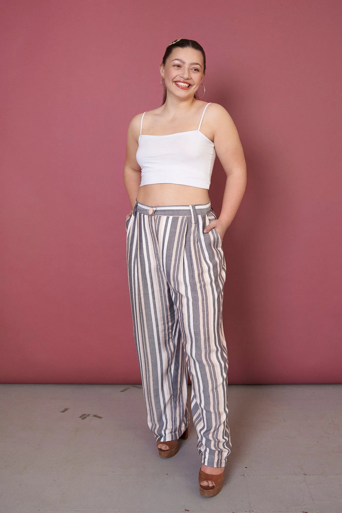 Jackie Trousers - PDF Sewing Pattern UK 6-34