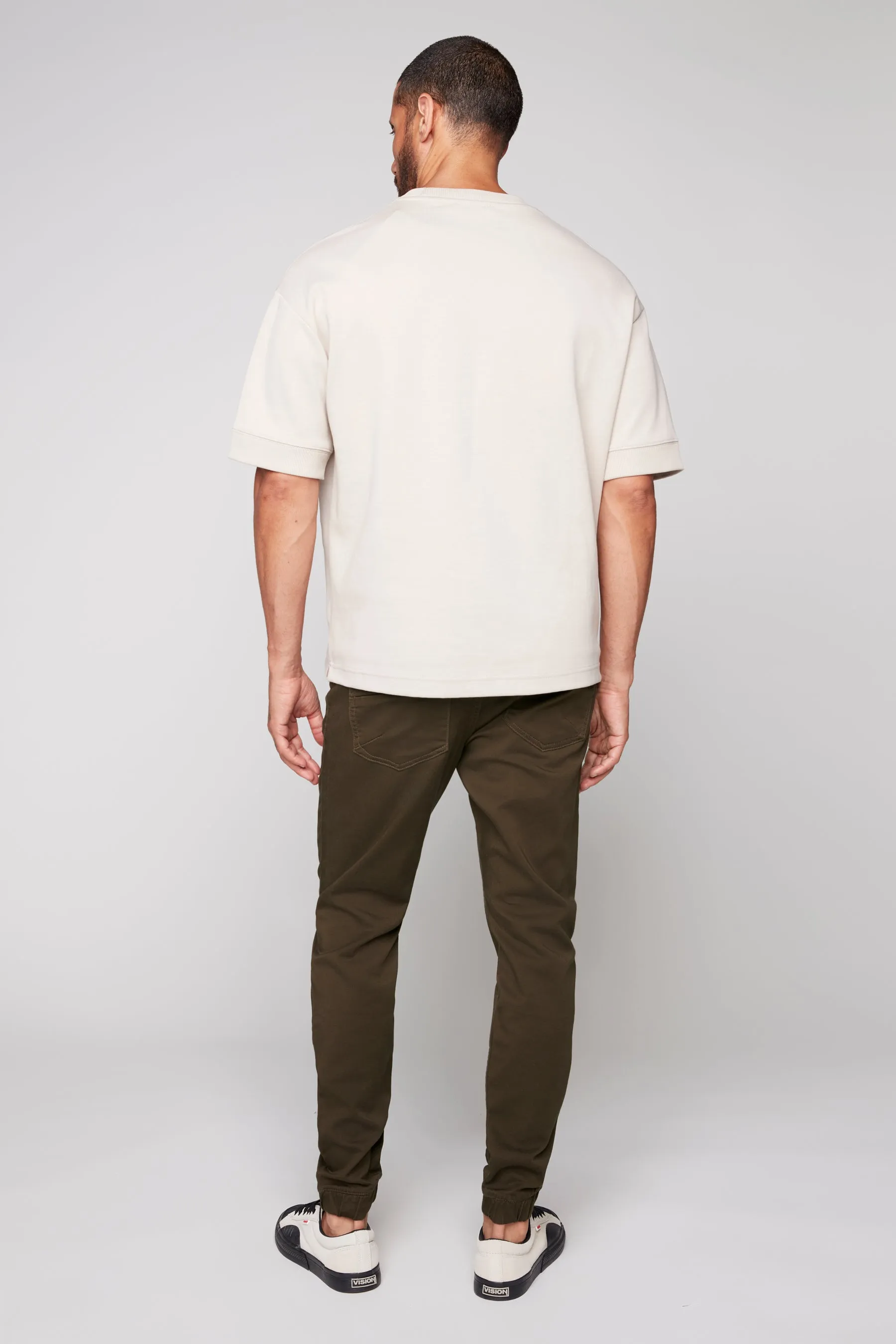 JAGGER - 5 Pocket Soft French Terry Classic Jogger - Dark Olive