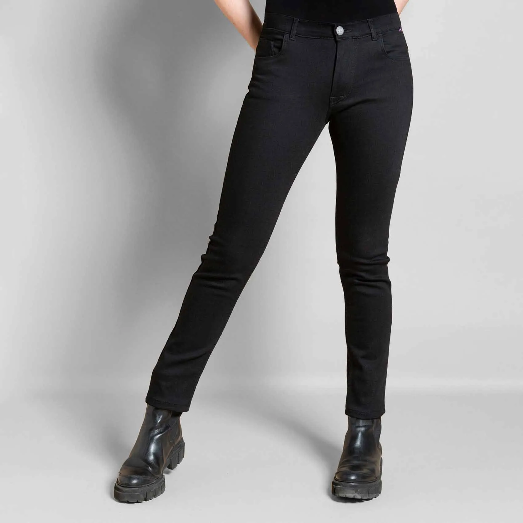 Jeans Helene confort noir slim taille standard