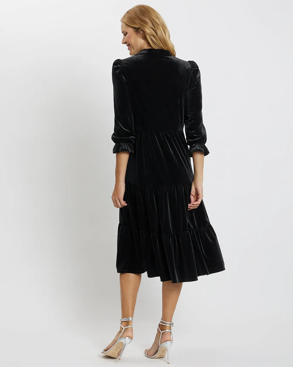 Jude Connally Maggie Velvet Dress - Black