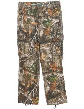 Jungle Print Trousers - W34 L31