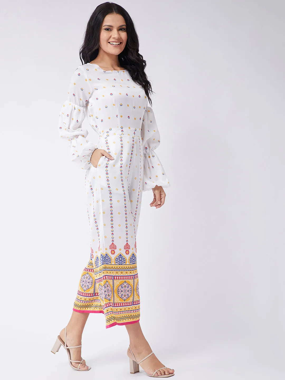 Kasturi Digital Allover Printed Jumpsuit