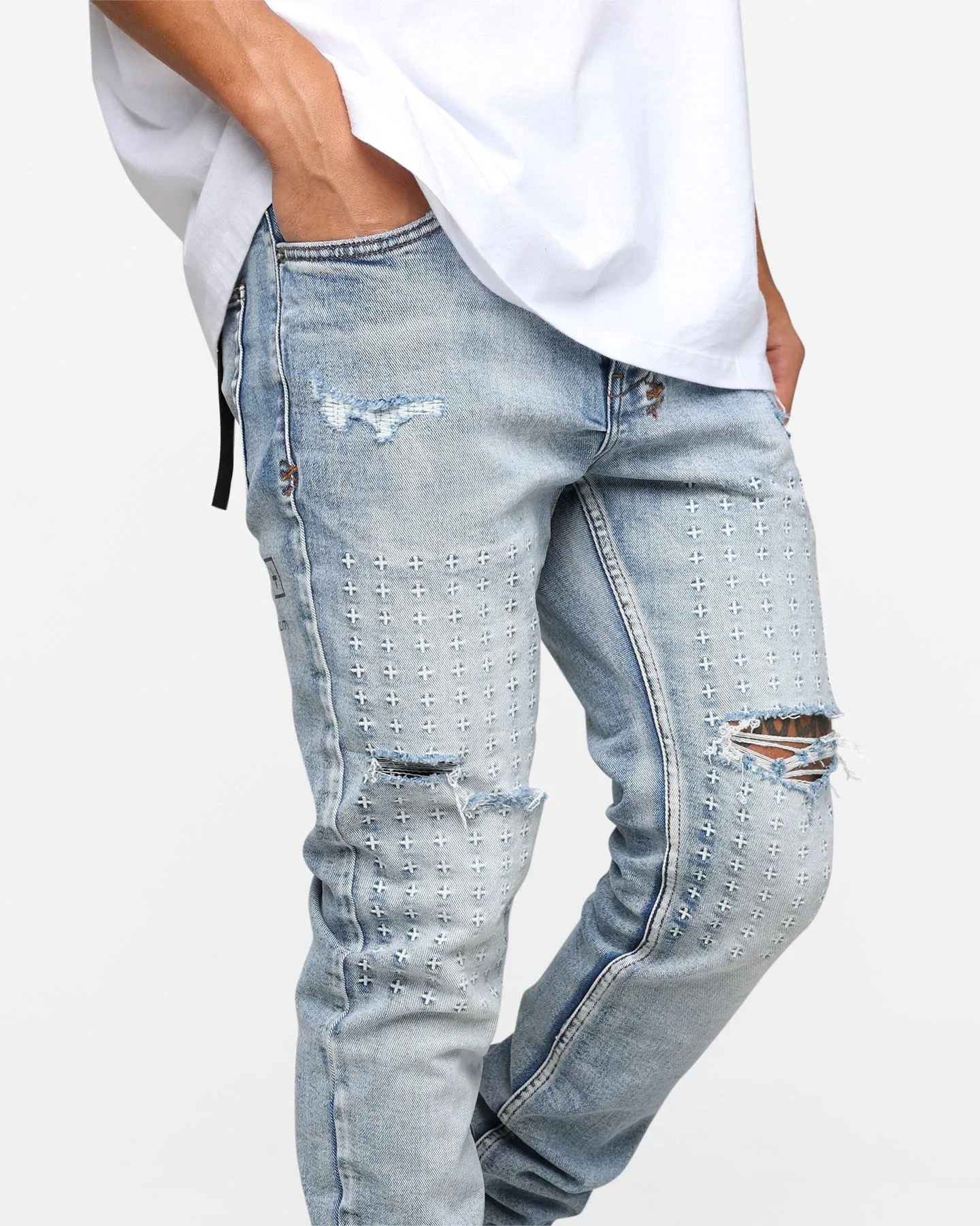 Ksubi Chitch Enjoy Trashed Jeans Denim