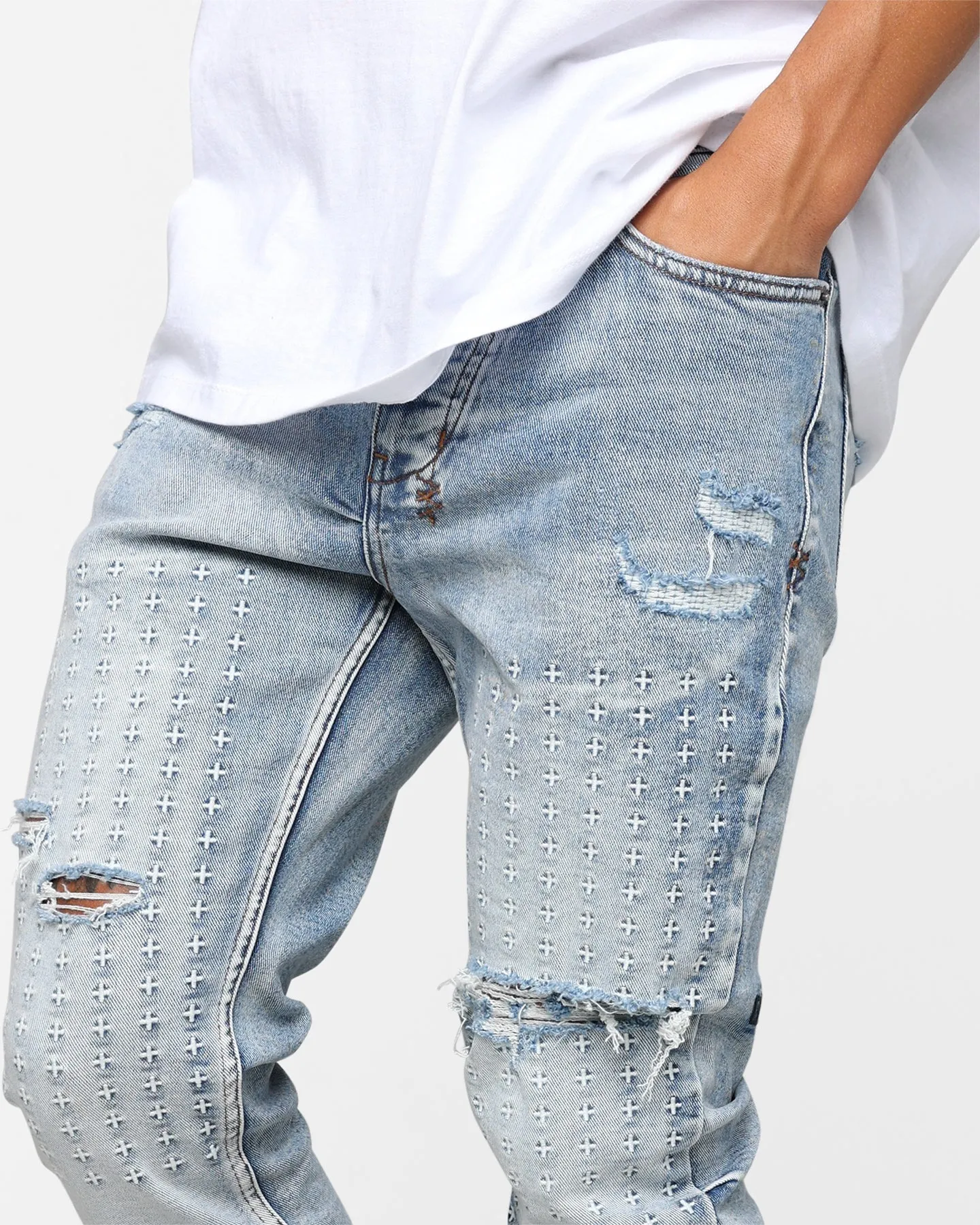 Ksubi Chitch Enjoy Trashed Jeans Denim