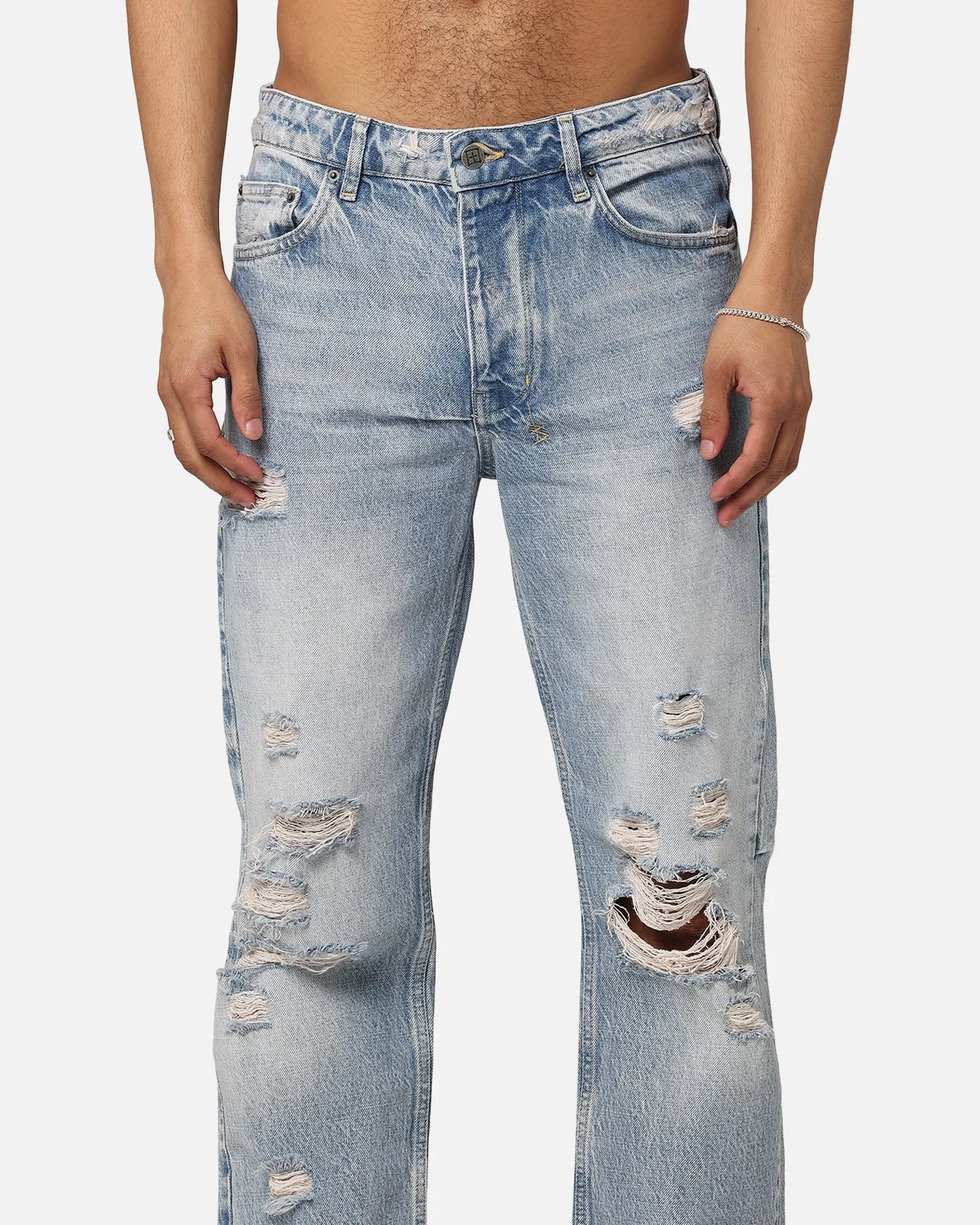 Ksubi Hazlow Nu Heritage Trashed Denim Jeans Denim