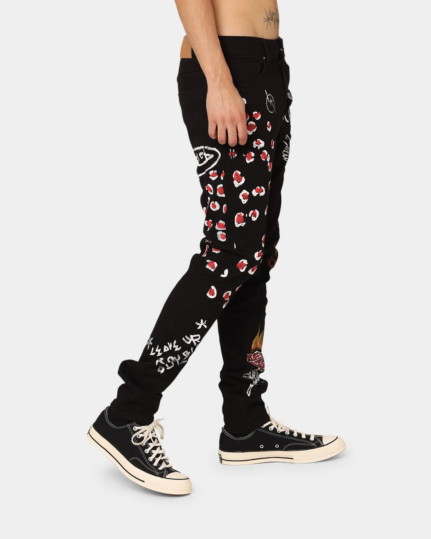 Lifted Anchors Detention Denim Jeans Black