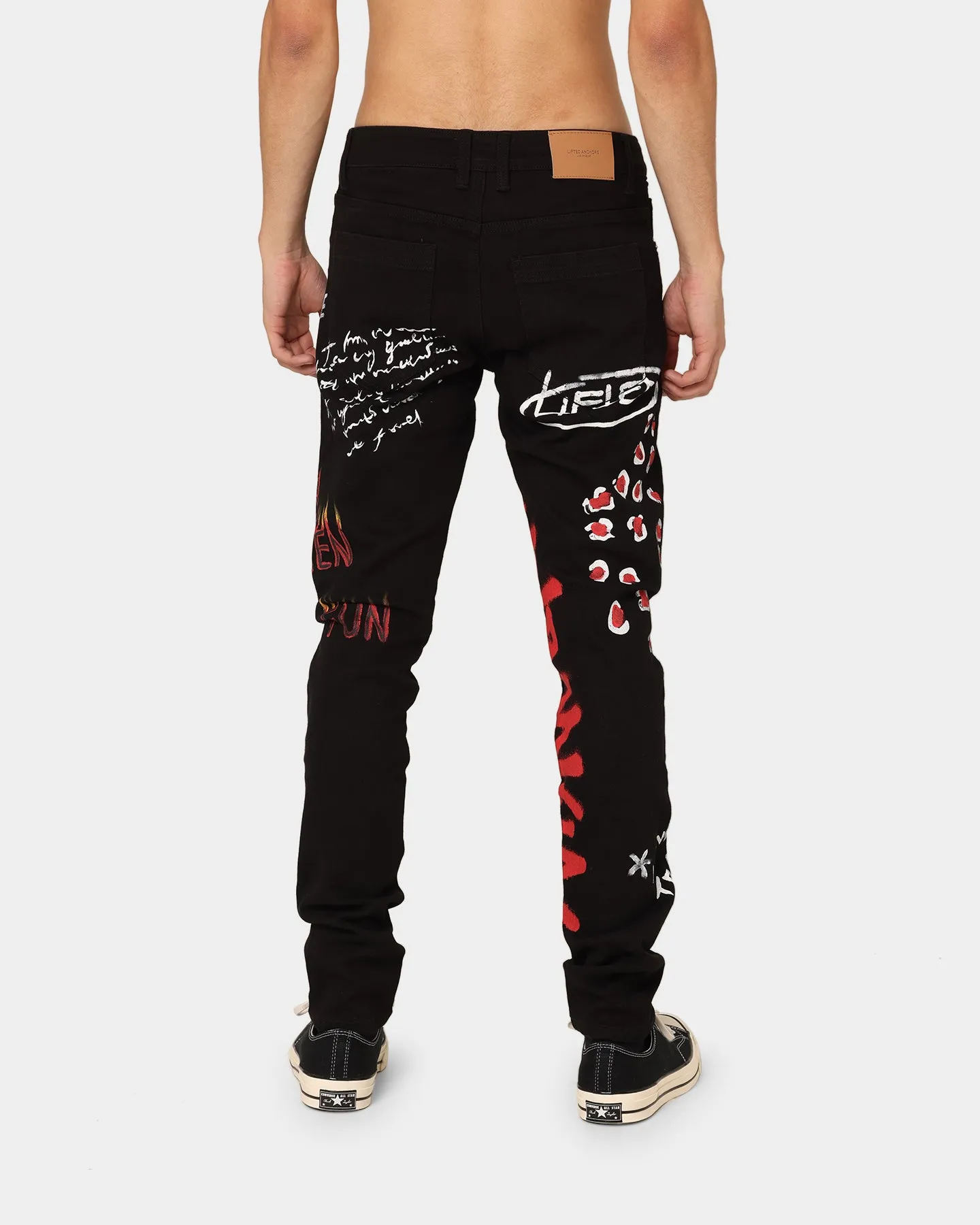 Lifted Anchors Detention Denim Jeans Black